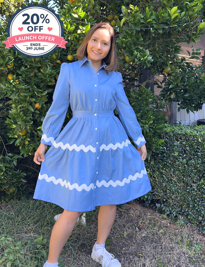 Denim Love Dress – Mum