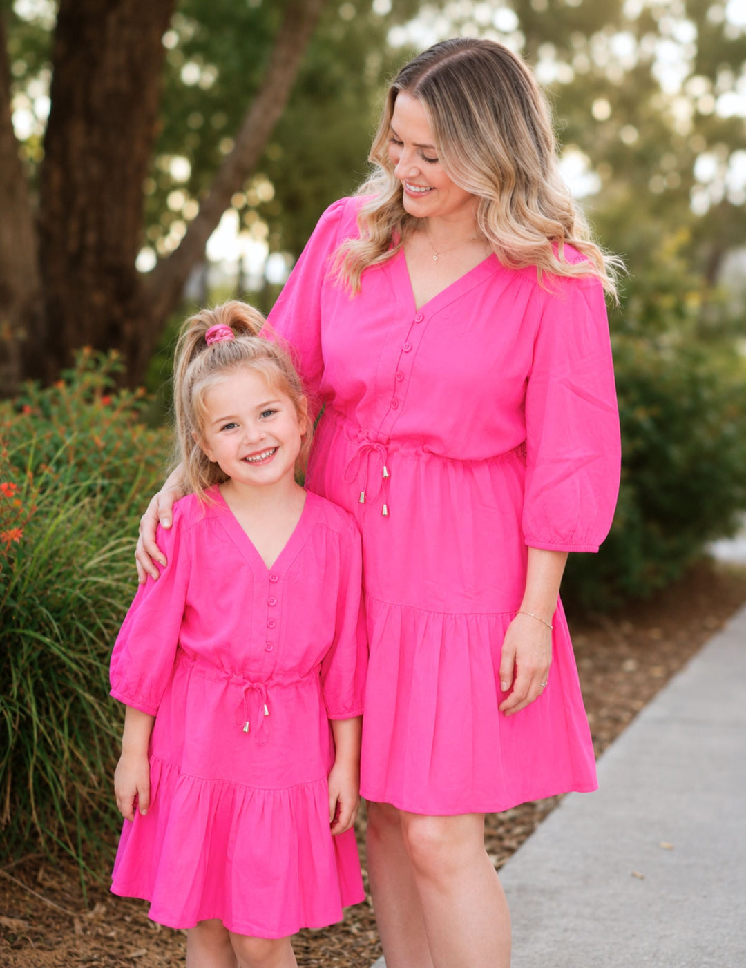 Belle Pink Mum and Mini Matching Set