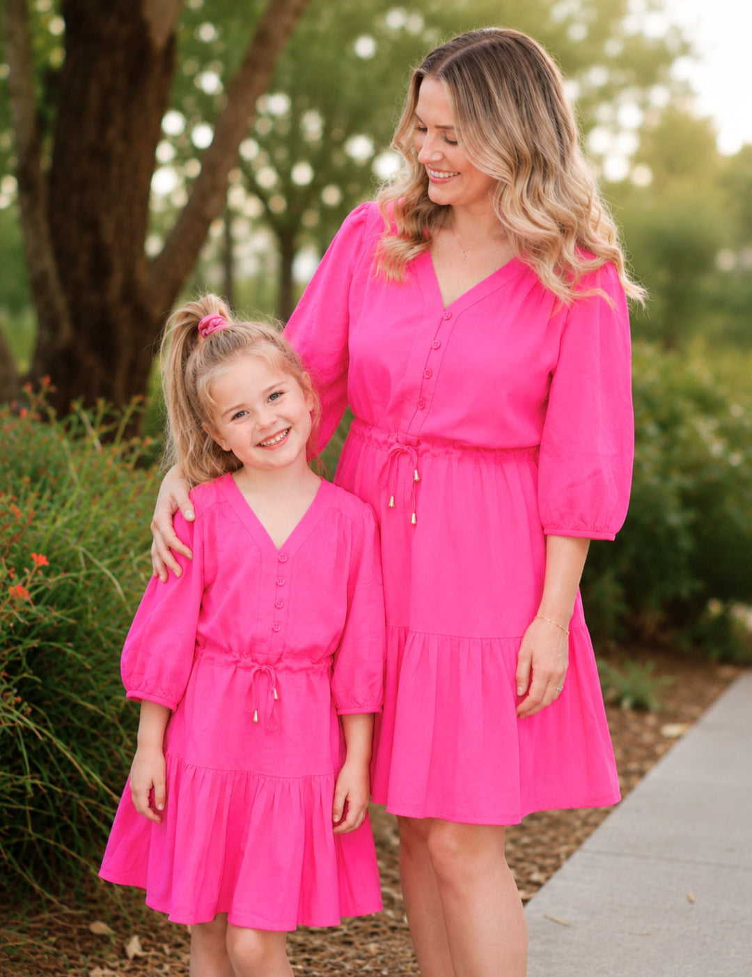 Belle Pink Mum and Mini Matching Set