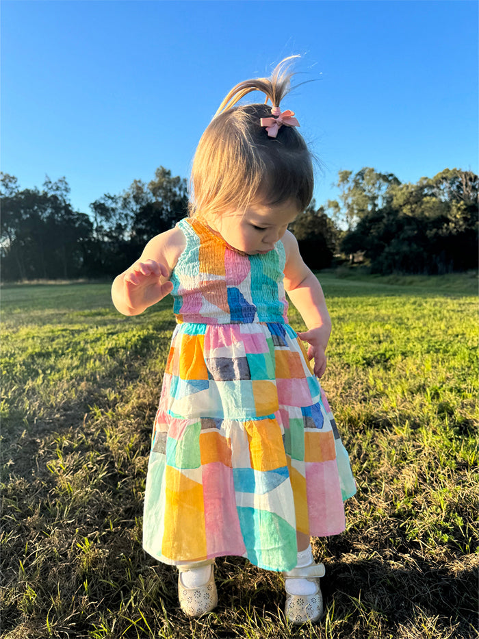 Mini Vibrant Vibes Dress