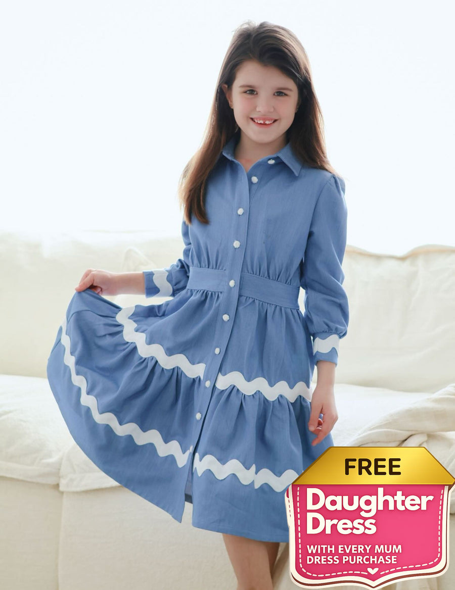 Denim Love Dress  – Mini