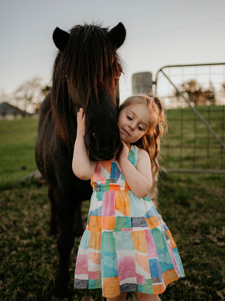 Mini Vibrant Vibes Dress