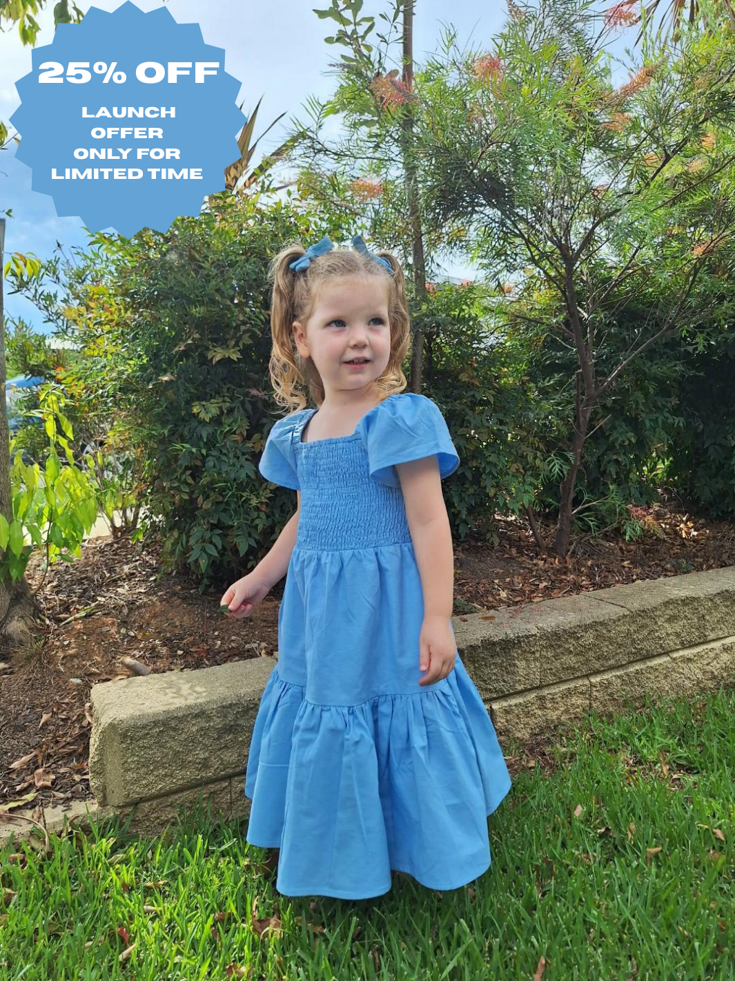 Timeless Blue Dress – Mini