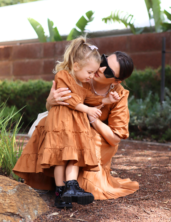 Cinnamon Brown Dress – Mini