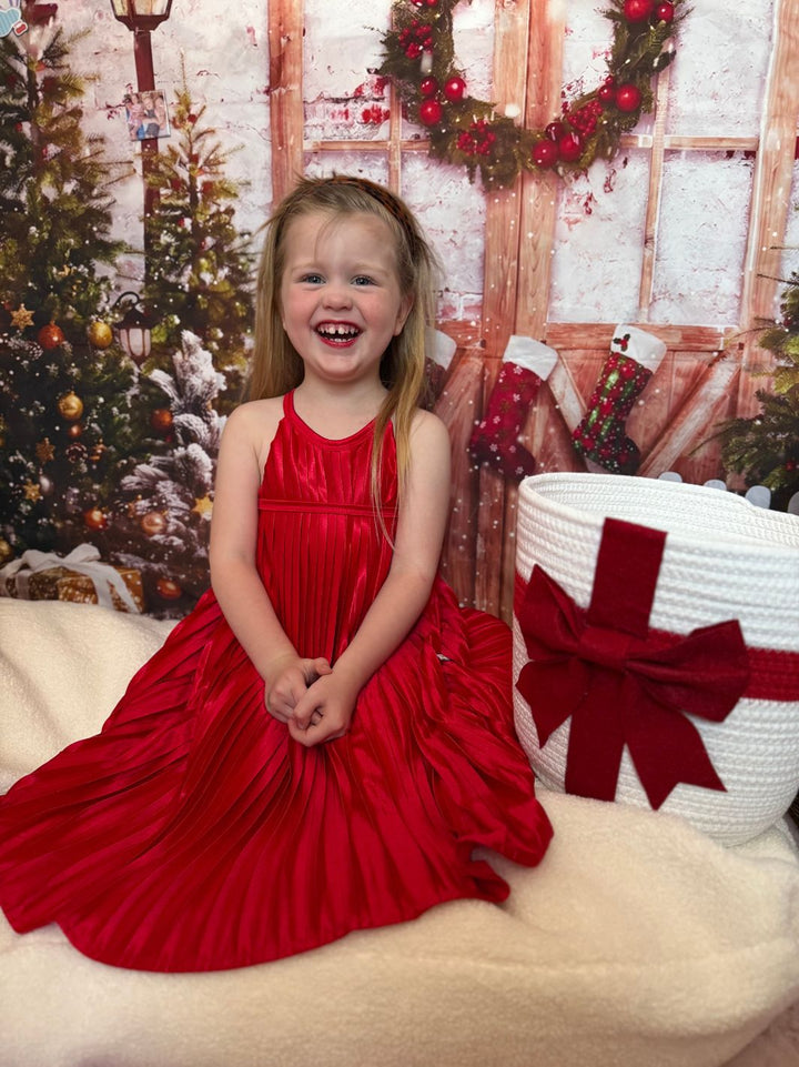 Mini - Ruby Pleats Dress