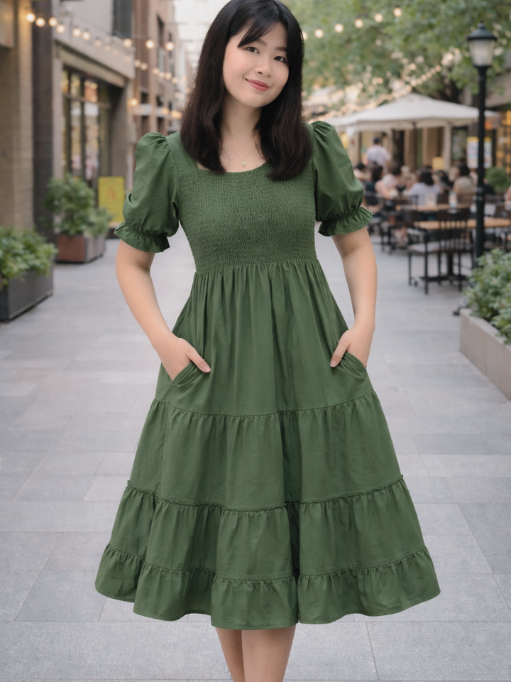 Forever Olive Dress – Mum