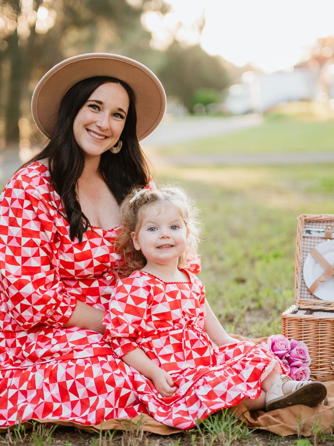 Red Poppy Play Mum and Mini Matching Set