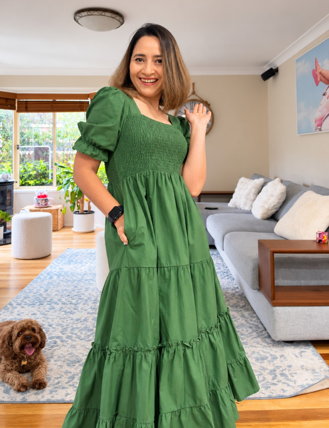 Forever Olive Dress – Mum