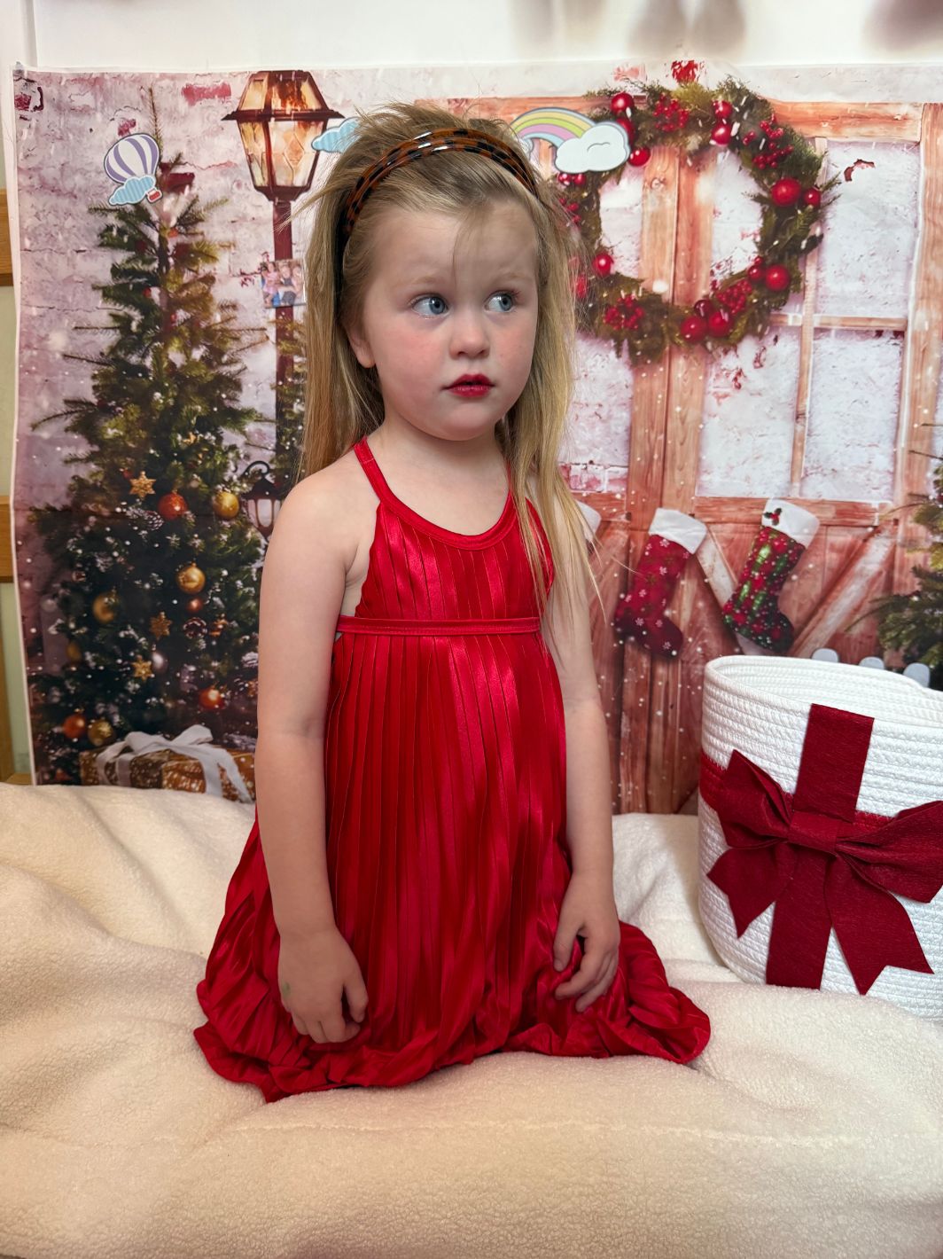 Mini - Ruby Pleats Dress