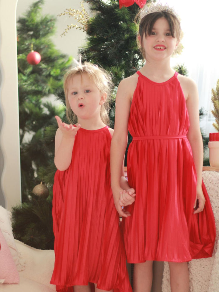 Mini - Ruby Pleats Dress