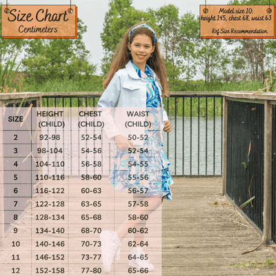 hawaii vibes dress size chart