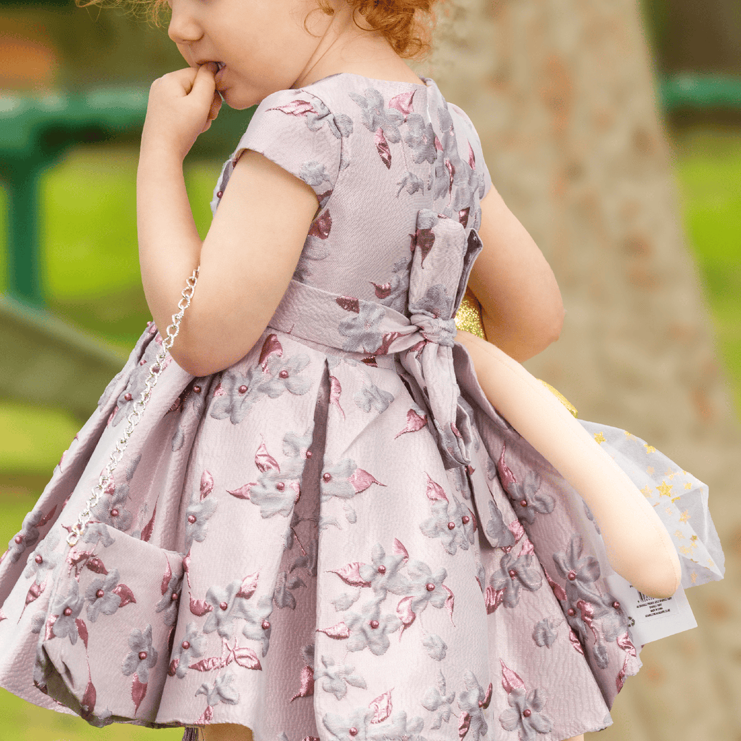 lavender love - flower dress for girls