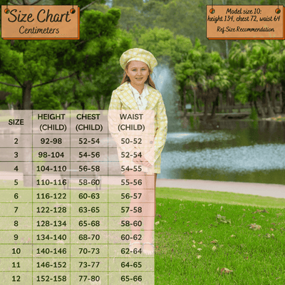 miss charming skort size chart