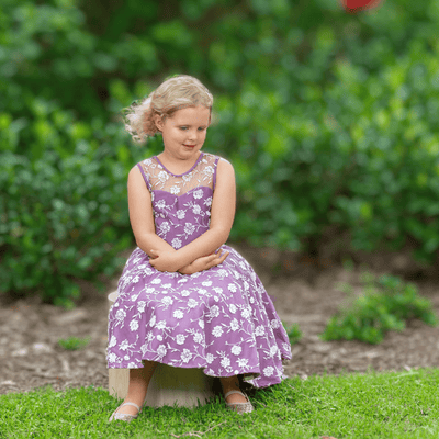 majestic lilac - flower dresses for girls