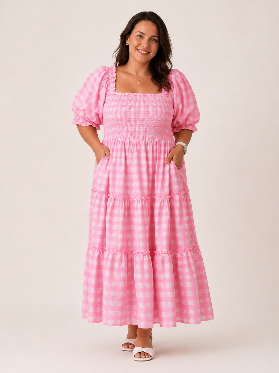 Marshmallow Pink Dress – Mum