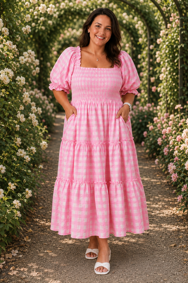 Marshmallow Pink Dress – Mum