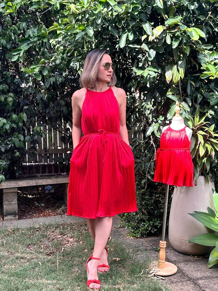 Ruby Pleats Dress