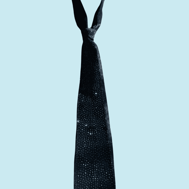 Black Sparkle Tie