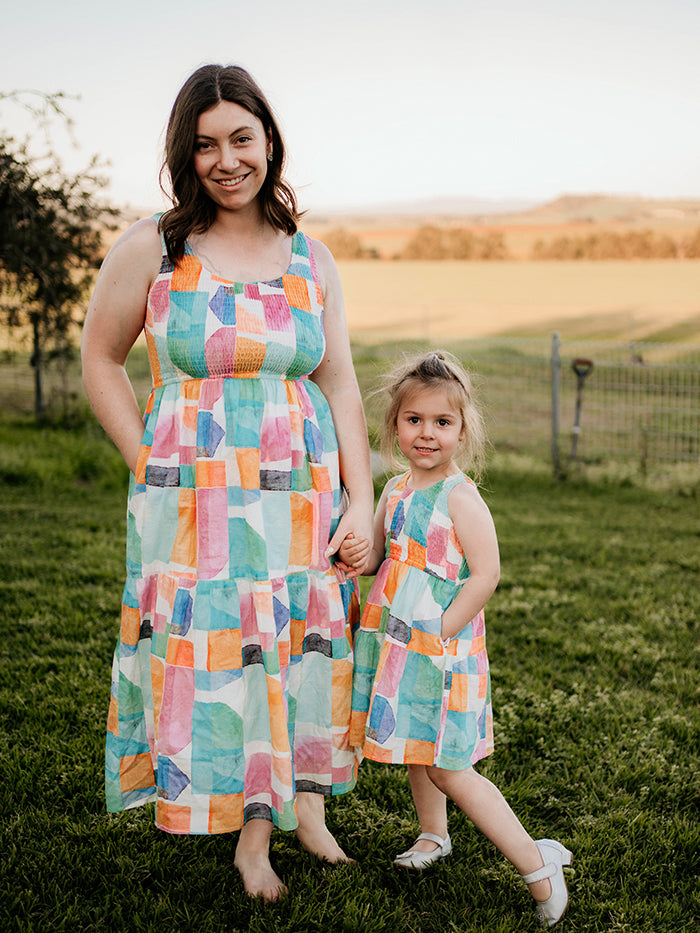 Mini Vibrant Vibes Dress