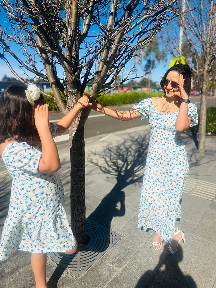 Blue Daisy Dress