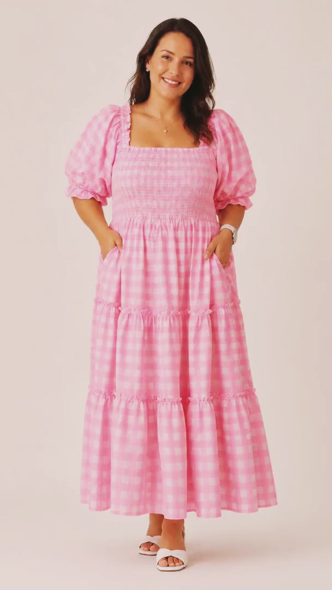 Marshmallow Pink Dress – Mum
