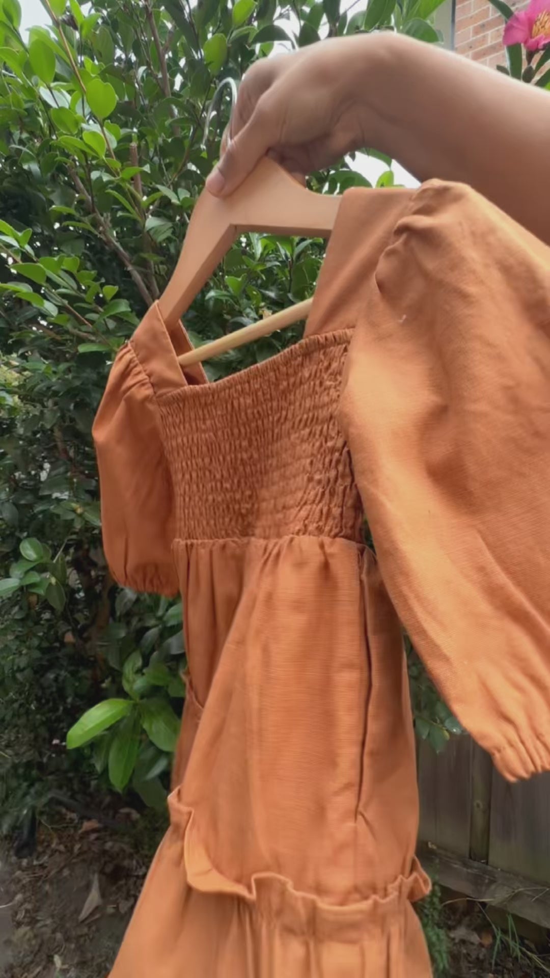 Cinnamon Brown Dress – Mini