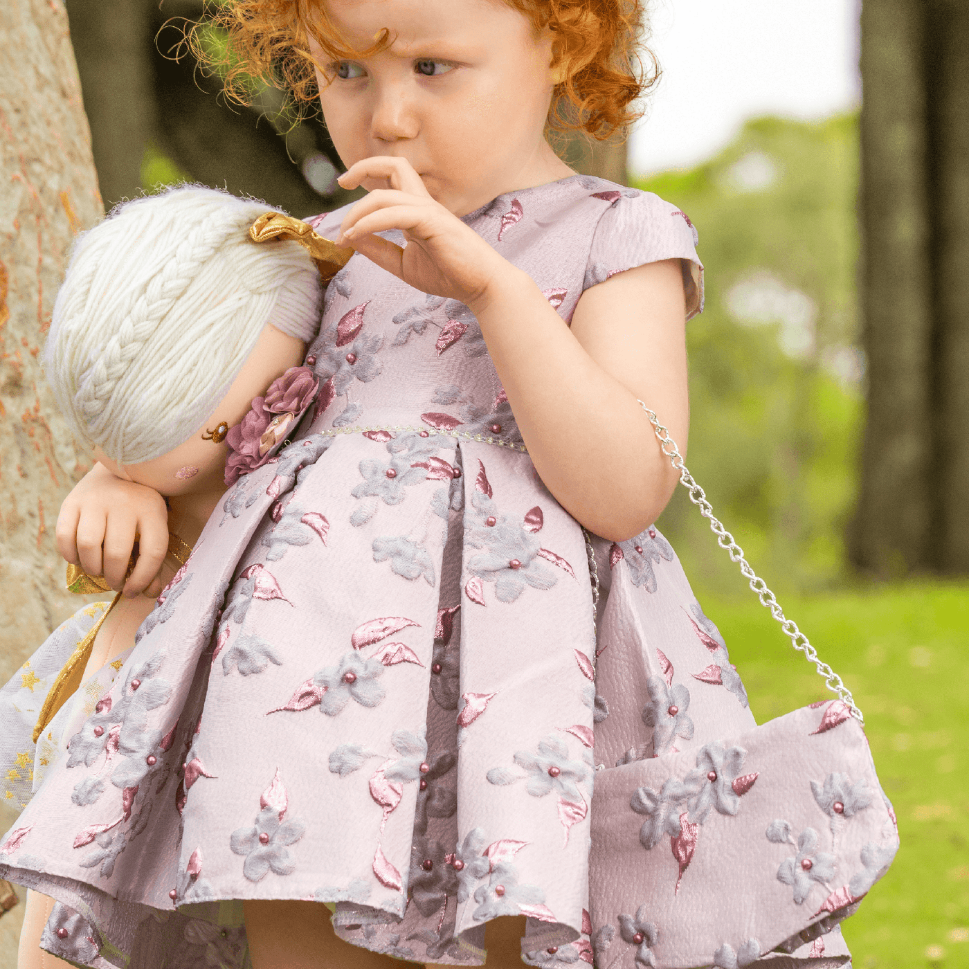 lavender love - flower dress for girls